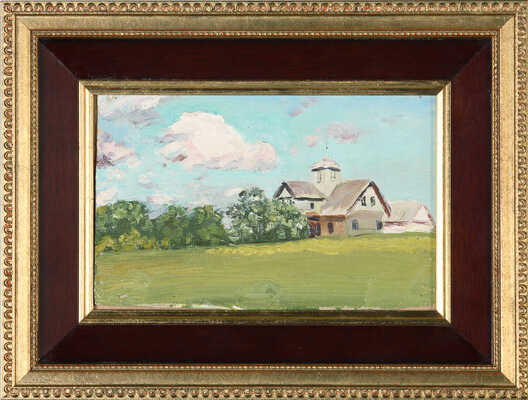 Дубовской Николай Никанорович. Летний пейзаж с домом